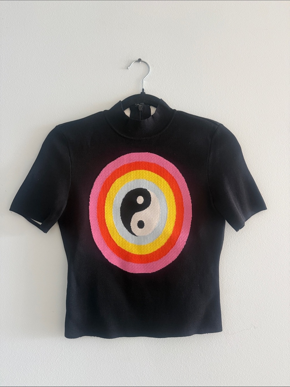 Staud Top with Colorful Yin Yang